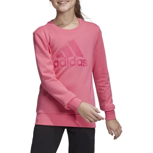 Bluza dziecięca Adidas YG MH Bos Crew Pink DV0322