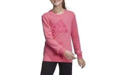 Bluza dziecięca Adidas YG MH Bos Crew Pink DV0322