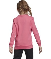 Bluza dziecięca Adidas YG MH Bos Crew Pink DV0322