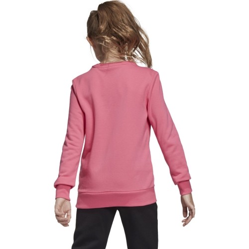Bluza dziecięca Adidas YG MH Bos Crew Pink DV0322