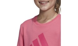 Bluza dziecięca Adidas YG MH Bos Crew Pink DV0322