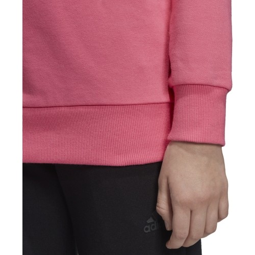 Bluza dziecięca Adidas YG MH Bos Crew Pink DV0322