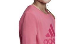 Bluza dziecięca Adidas YG MH Bos Crew Pink DV0322