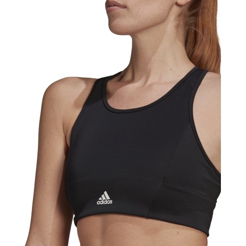 Adidas biustonosz sportowy damski W 3s Bt Black GL3806
