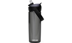 Butelka Thrive Flip Straw 0,6 l, grafitowa