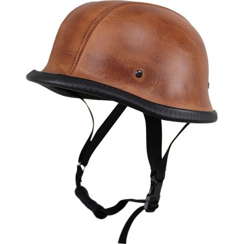 Otwarty kask motocyklowy retro Sodager ADH-012 - Brązowy