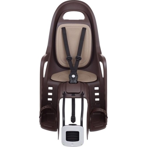 Polisport Groovy FF // Fotelik rowerowy 26-29" na ramie (brązowy)