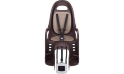 Polisport Groovy FF // Fotelik rowerowy 26-29" na ramie (brązowy)