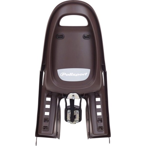 Polisport Groovy FF // Fotelik rowerowy 26-29" na ramie (brązowy)