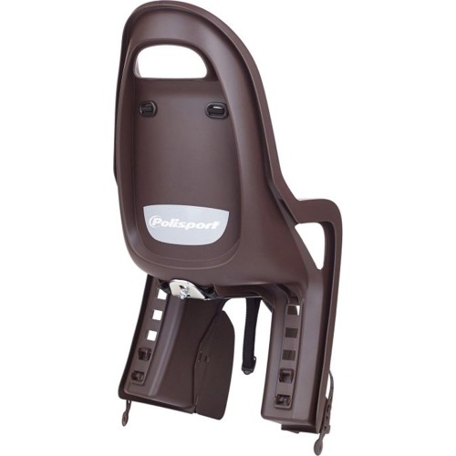 Polisport Groovy FF // Fotelik rowerowy 26-29" na ramie (brązowy)