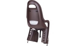 Polisport Groovy FF // Fotelik rowerowy 26-29" na ramie (brązowy)