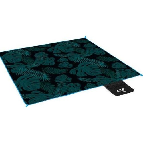 NC2222 PICNIC BLANKET LEAVES 200x200 PE ALU NILS CAMP