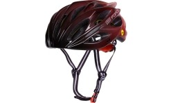 Kask FORCE BULL HUE MIPS // rozmiar L-XL (58-61 cm) (czerwony/czarny)