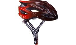 Kask FORCE BULL HUE MIPS // rozmiar L-XL (58-61 cm) (czerwony/czarny)