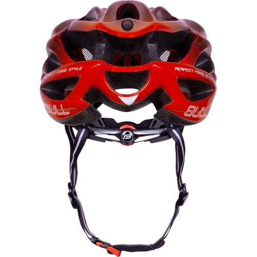 Kask FORCE BULL HUE MIPS // rozmiar L-XL (58-61 cm) (czerwony/czarny)