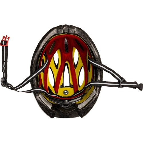 Kask FORCE BULL HUE MIPS // rozmiar L-XL (58-61 cm) (czerwony/czarny)