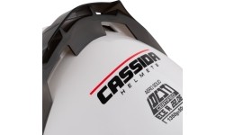 Kask motocyklowy Cassida Aero Solid biały/czarny