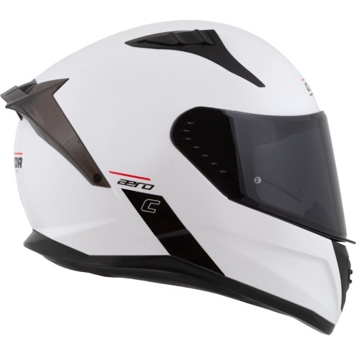 Kask motocyklowy Cassida Aero Solid biały/czarny