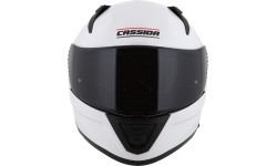Kask motocyklowy Cassida Aero Solid biały/czarny
