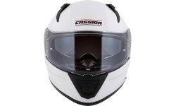 Kask motocyklowy Cassida Aero Solid biały/czarny