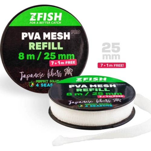 ZFISH PVA PRO Refill 25 mm/7 + 1 m GRATIS!
