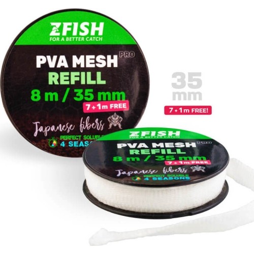ZFISH PVA PRO wkład 35 mm/7 m + 1 m gratis