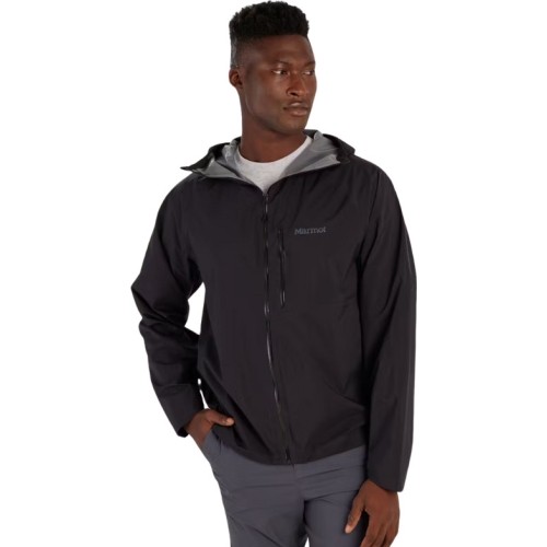 Męska kurtka przeciwdeszczowa Marmot Superalloy Bio Rain Jacket - Juoda