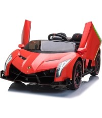 Pojazd elektryczny Lamborghini Veneno, czerwony