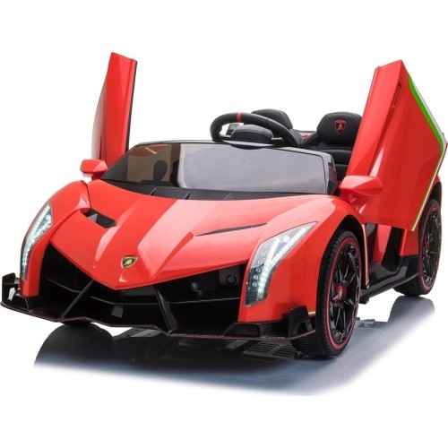 Pojazd elektryczny Lamborghini Veneno, czerwony
