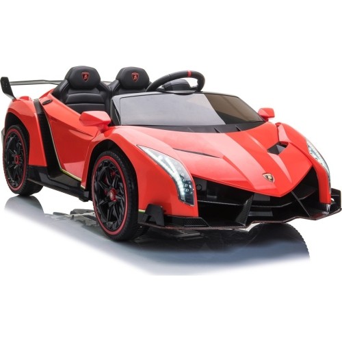 Pojazd elektryczny Lamborghini Veneno, czerwony
