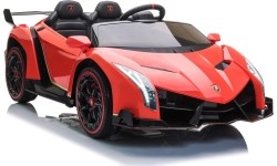 Pojazd elektryczny Lamborghini Veneno, czerwony