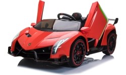 Pojazd elektryczny Lamborghini Veneno, czerwony