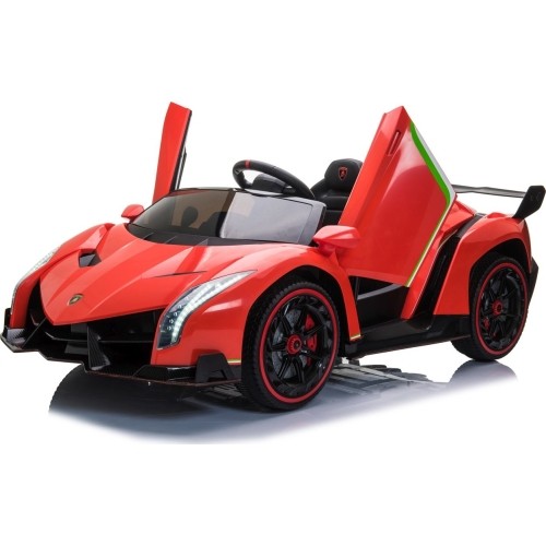 Pojazd elektryczny Lamborghini Veneno, czerwony