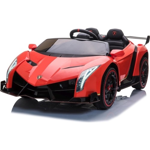 Pojazd elektryczny Lamborghini Veneno, czerwony
