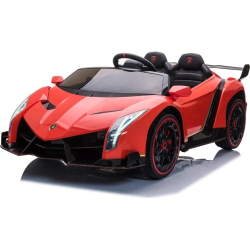 Pojazd elektryczny Lamborghini Veneno, czerwony
