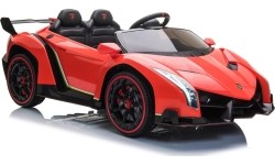 Pojazd elektryczny Lamborghini Veneno, czerwony