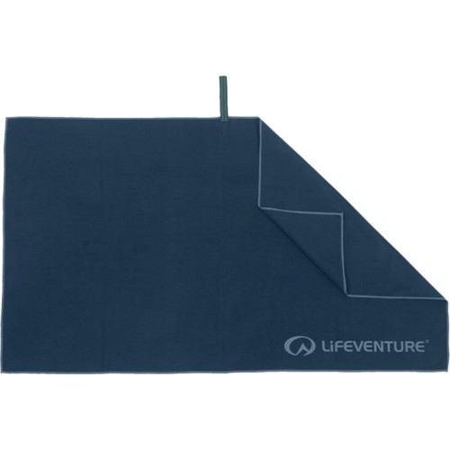 Ręcznik trekkingowy Rankšluostis Lifeventure Recycled SoftFibre Trek Towel - Mėlyna