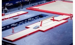 Tradycyjny materac do lądowania do kółek, równoważni, poręczy asymetrycznych, równoległych i drążka, z zakładką na szerokość, 20