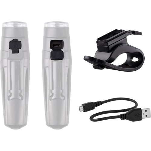Lampka przednia FORCE Stogie, 900 lm, USB