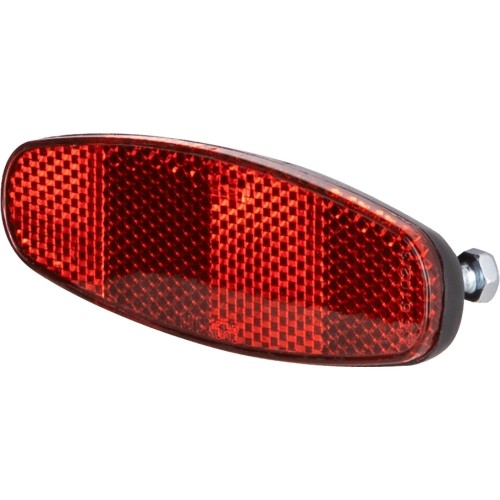 Odblask tylny czerwony na bagażnik FORCE, 105 x 31 mm