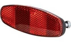 Tylne światło odblaskowe czerwone na bagażniku FORCE // 105 x 31 mm