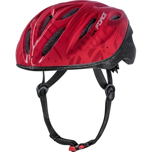 Kask FORCE HAL // rozmiar XS-S (48-54 cm) (czerwony)