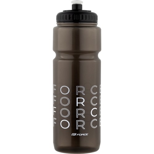 Bidon FORCE ENJOY 0,75 l (przezroczysty czarny)