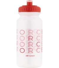 Bidon FORCE Enjoy 0,5 l (przezroczysty czerwony)