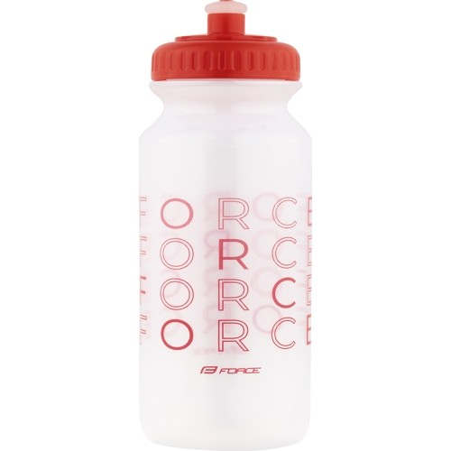 Bidon FORCE Enjoy 0,5 l (przezroczysty czerwony)