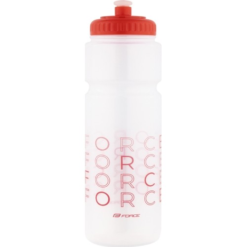 Bidon FORCE Enjoy 0,75 l (przezroczysty czerwony)