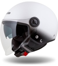 Kask motocyklowy Cassida Handy Plus biało-czarny