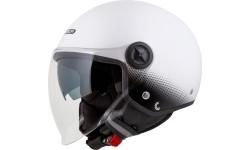 Kask motocyklowy Cassida Handy Plus biały/czarny