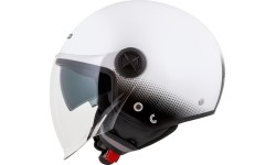 Kask motocyklowy Cassida Handy Plus biały/czarny