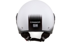 Kask motocyklowy Cassida Handy Plus biały/czarny